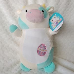 BNWT Belana the Cow Easter Squishmallow Hugmees 14 Inch